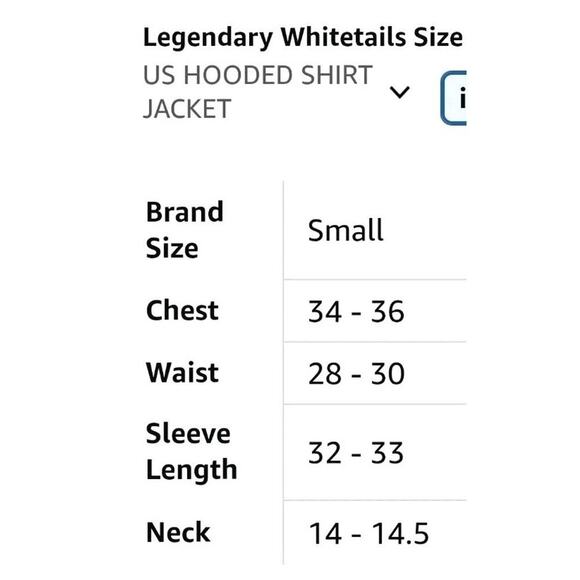 New! Legendary Whitetails Men's Maplewood Hooded Shirt Jacket  size small - Picture 12 of 14